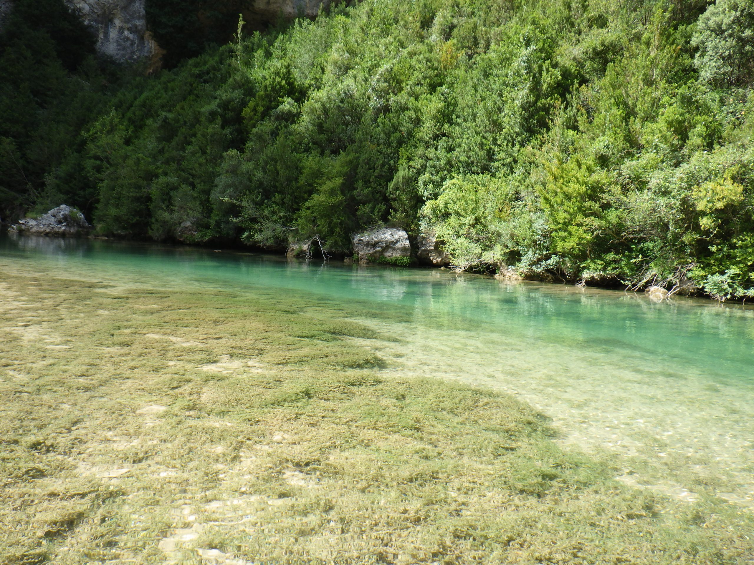 eau turquoise canyoning Sierra de Guara