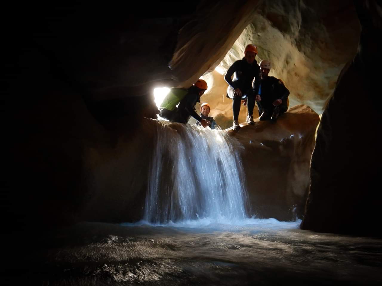 Grotte canyoning Sierra de Guara
