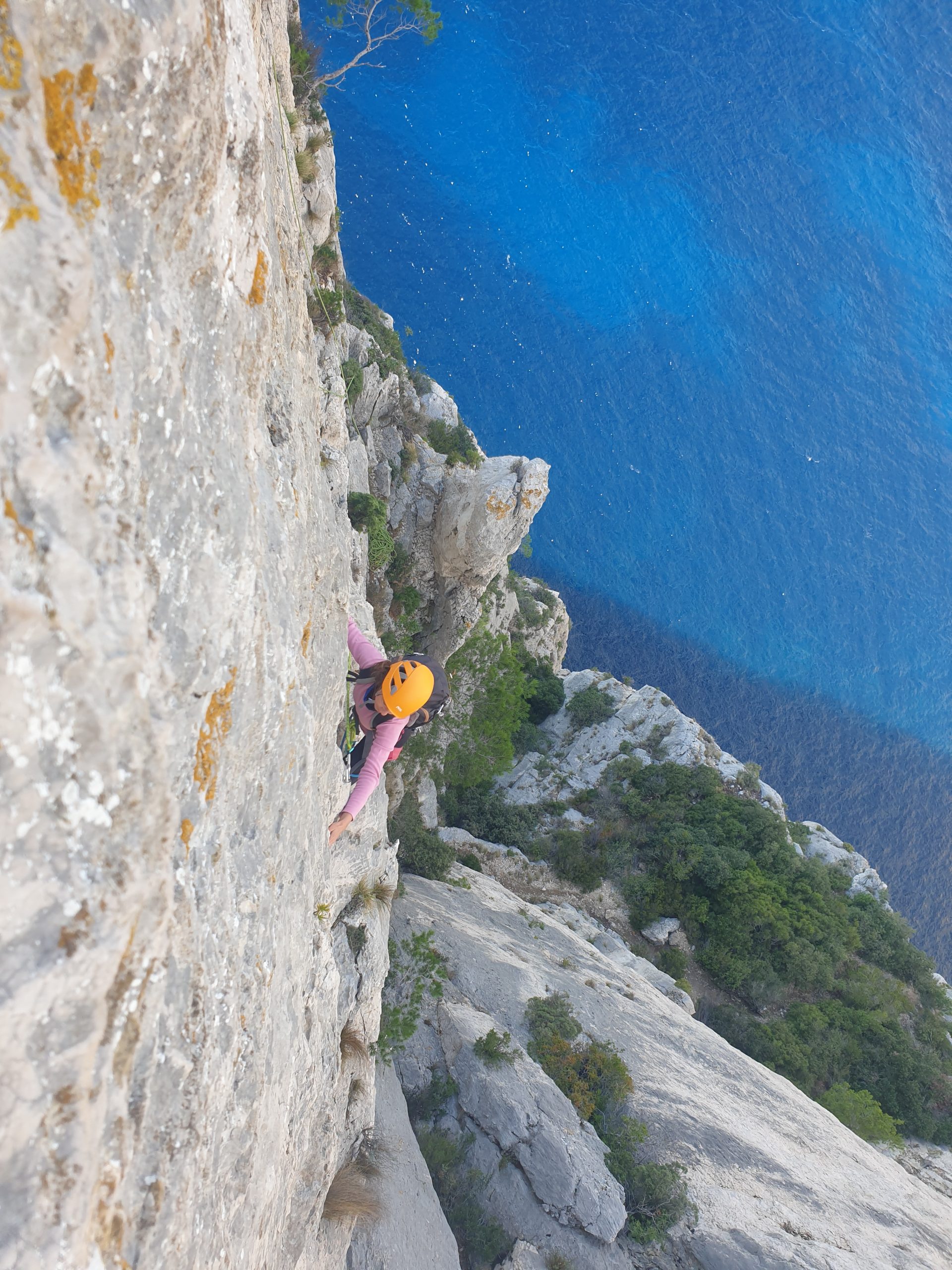 escalade voie Ramond Calanques