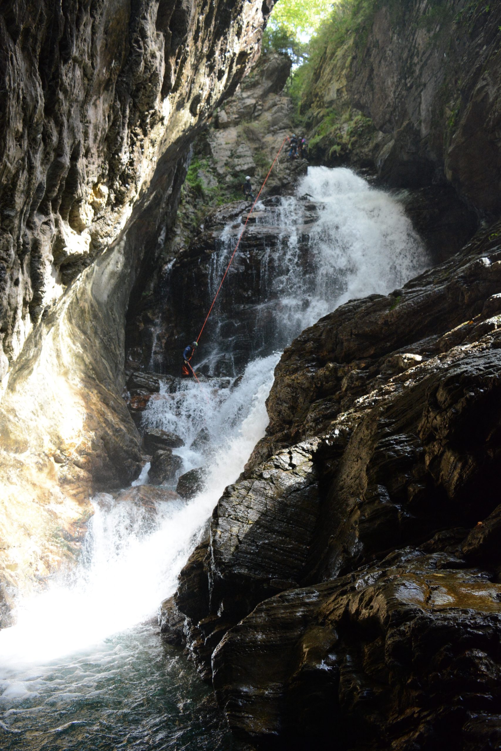 Grand rappel canyon Eriste