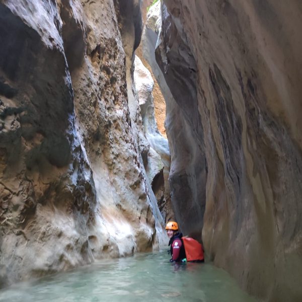 Encaissement canyoning Balces